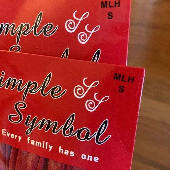 Simple Symbol Men’s Golf gloves left hand - small red set of two - Picture 3 of 6